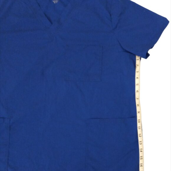 Scrubstar Scrub Set Top Bottom Pants XL Nursing Uniform Blue - Picture 6 of 12